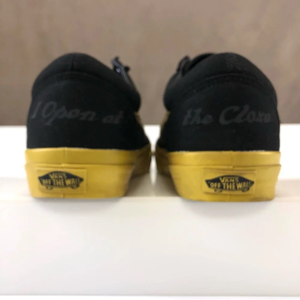 VANS Old Skool x Harry Potter black gold Snitch sneakers Size 7.5